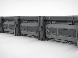 Sci fi modular environment 2 3D Model