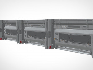 Sci fi modular environment 2 Modelo 3D