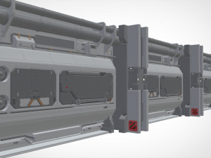 Sci fi modular environment 2 Modelo 3D