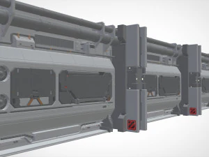 Sci fi modular environment 2 3D Model