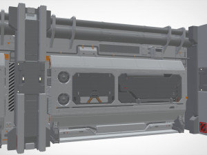Sci fi modular environment 2 Modelo 3D