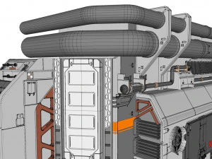 Sci fi modular environment 2 3D Model