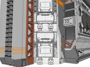 Sci fi modular environment 2 Modelo 3D