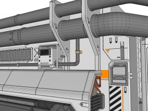 Sci fi modular environment 2 3D Model