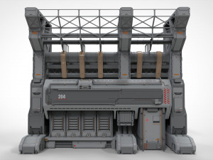 Sci fi modular environment 3 3D Model
