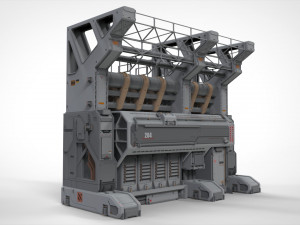 Sci fi modular environment 3 3D Model