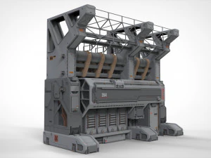 Sci fi modular environment 3 3D Model