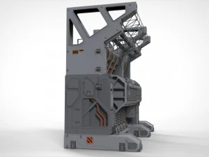 Sci fi modular environment 3 3D Model