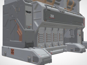 Sci fi modular environment 3 3D Model