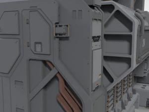 Sci fi modular environment 3 3D Model