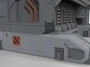 Sci fi modular environment 3 3D Model