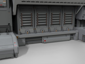 Sci fi modular environment 3 3D Model
