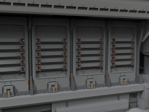Sci fi modular environment 3 3D Model