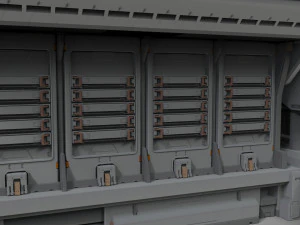 Sci fi modular environment 3 3D Model