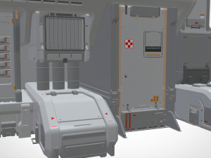 Sci fi modular environment 3 3D Model
