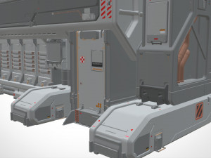 Sci fi modular environment 3 3D Model