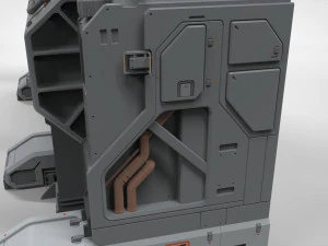 Sci fi modular environment 3 3D Model