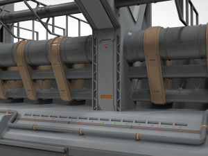 Sci fi modular environment 3 3D Model