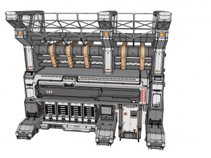 Sci fi modular environment 3 3D Model