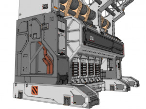 Sci fi modular environment 3 3D Model