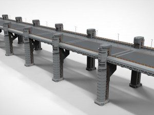 Sci-fi bridge 2 3D मॉडल