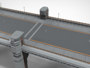 Sci-fi bridge 2 3D Model