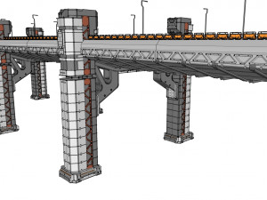 Sci-fi bridge 2 3D Model