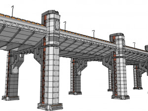 Sci-fi bridge 2 3D Model