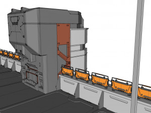 Sci-fi bridge 2 3D Model
