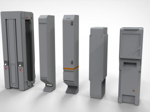 Sci-fi architecture elements collection 16 3D Model