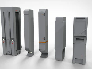 Sci-fi architecture elements collection 16 3D Model