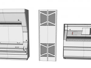 Sci-fi architecture elements collection 18 3D Model