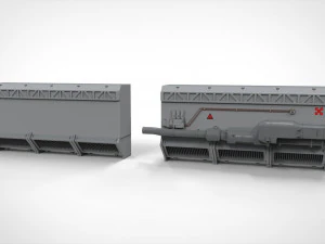 Sci-fi architecture elements collection 20 3D Model