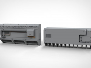 Sci-fi architecture elements collection 20 3D-Modell