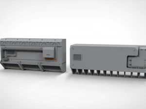 Sci-fi architecture elements collection 20 3D Model