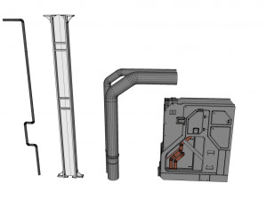 Sci-fi architecture elements collection 21 3D Model
