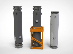 Kitbash de arquitectura de ciencia ficci&oacute;n 11 Modelo 3D