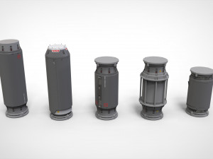 Sci-fi architecture kitbash 11 3D मॉडल