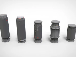 Kitbash de arquitectura de ciencia ficci&oacute;n 11 Modelo 3D