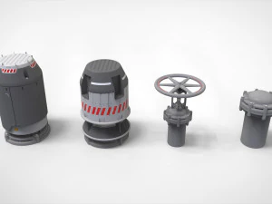 Kitbash de arquitectura de ciencia ficci&oacute;n 11 Modelo 3D