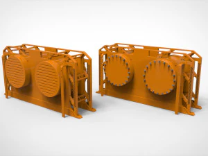 Kitbash de arquitectura de ciencia ficci&oacute;n 11 Modelo 3D