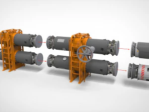 Kitbash de arquitectura de ciencia ficci&oacute;n 11 Modelo 3D