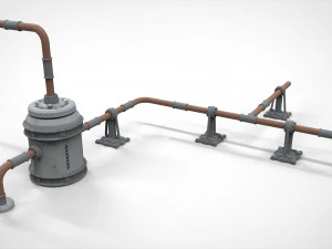 Kitbash de arquitectura de ciencia ficci&oacute;n 11 Modelo 3D