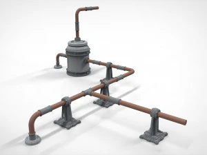 Kitbash de arquitectura de ciencia ficci&oacute;n 11 Modelo 3D