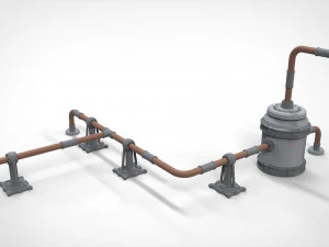 Kitbash de arquitectura de ciencia ficci&oacute;n 11 Modelo 3D