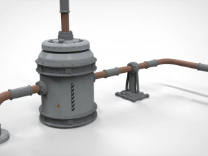 Kitbash de arquitectura de ciencia ficci&oacute;n 11 Modelo 3D