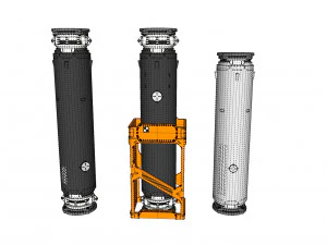 Kitbash de arquitectura de ciencia ficci&oacute;n 11 Modelo 3D