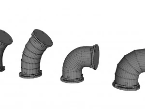 Kitbash de arquitectura de ciencia ficci&oacute;n 11 Modelo 3D