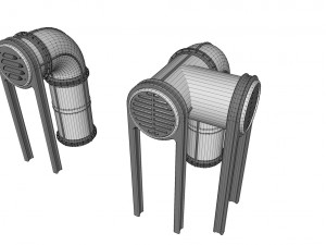 Sci-fi architecture kitbash 11 3D मॉडल