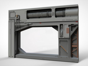 Sci-fi architecture kitbash 13 3D मॉडल